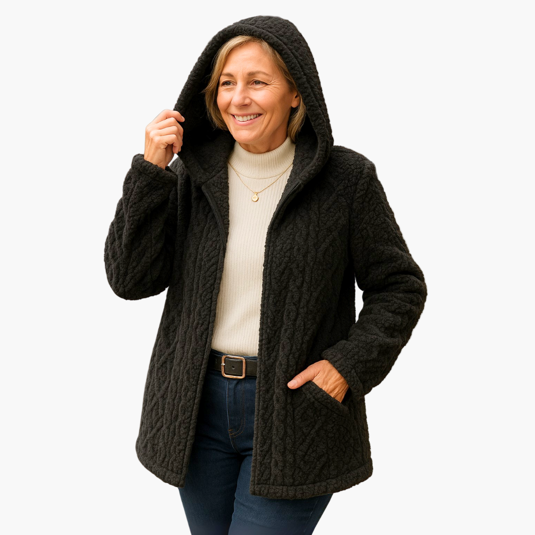 Chaqueta con capucha para mujer para otoño e invierno – A la moda y cómoda, perfecta para ocio y día a día