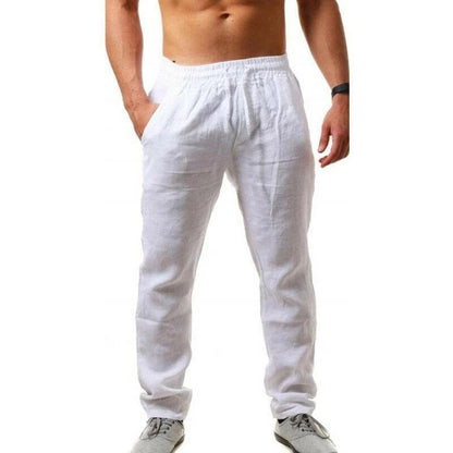 Herren Freizeit Hosen – Lockerer Schnitt, Tether-Verschluss, Ideal für Sommer & Freizeit