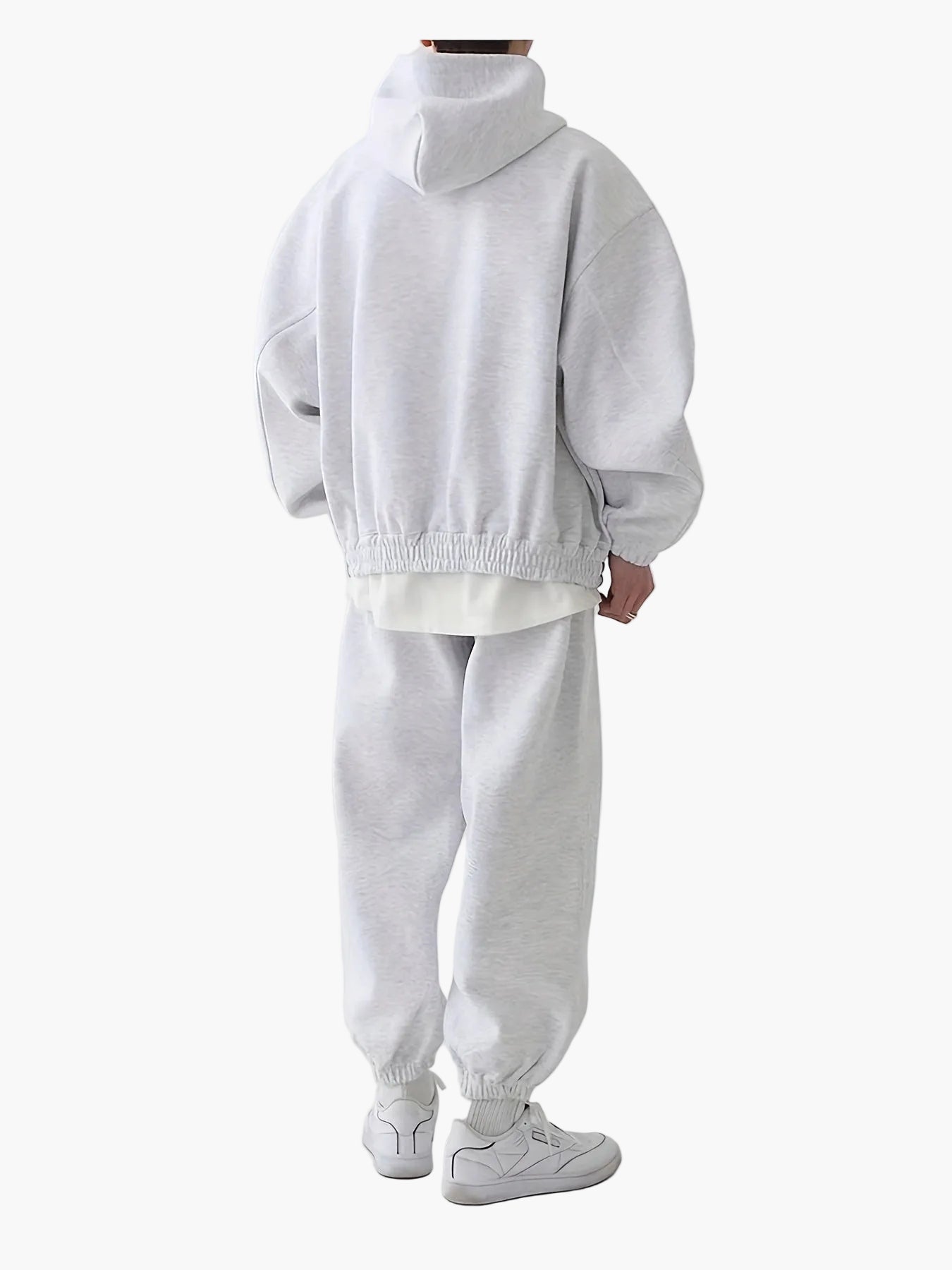 Heren Oversize Trainingspak Set met Capuchon, Sportieve Vrijetijdslook, Ideaal voor Herfst en Winter