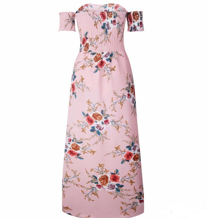 Alison – Boho Off-Shoulder Sommerkleid