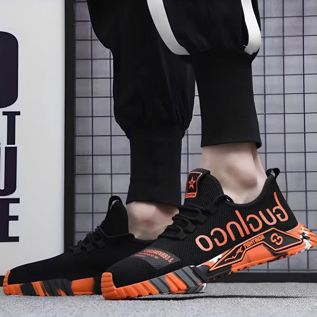 Heren veiligheidssneakers sportieve werkschoenen met antislipzool en modern design