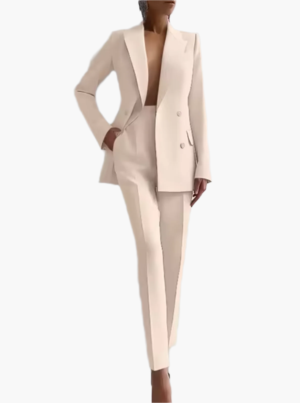 Damen Business Anzug Zweiteiler – Eleganter Blazer & Hose für Büro und Alltag