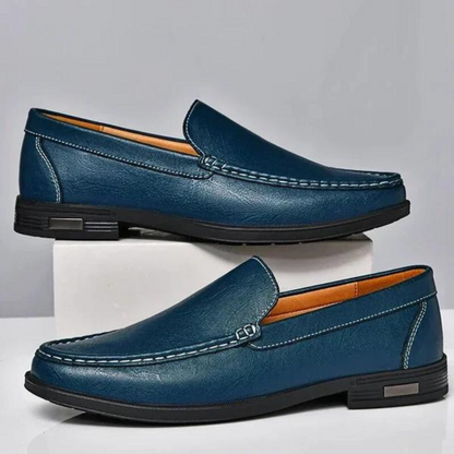 Valdemir – Mocasines slip-on de cuero sintético en estilo elegante para negocios y ocio