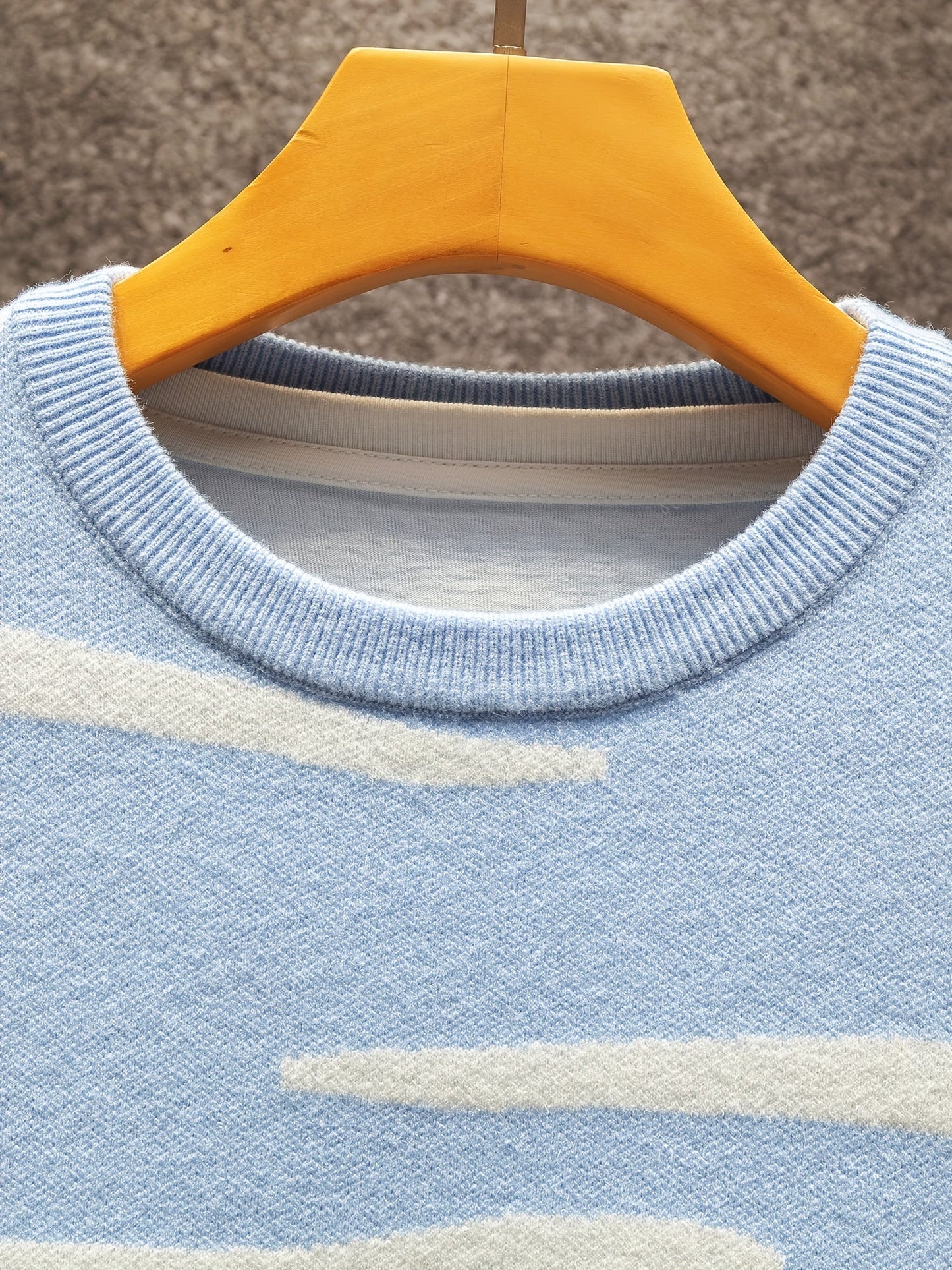 Herren Pullover mit Landschafts- und Tiermotiv, Casual Style für Herbst und Winter