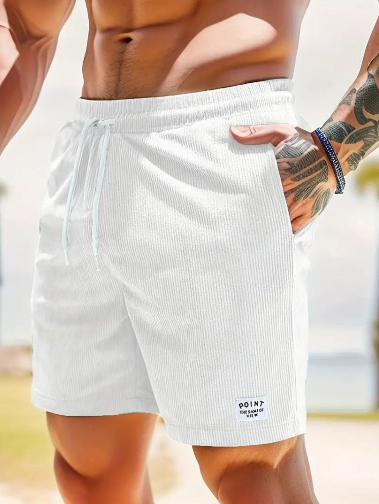Herren Schnür-Cord-Shorts – Sportlich & Modisch für Freizeit und Fitness