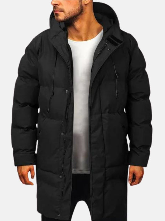 Herren Winter Parka Jacke – Langer, warmer Outdoor Mantel für kalte Tage und Freizeit