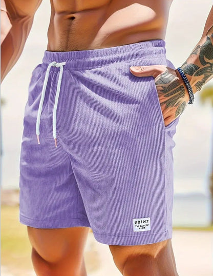 Herren Schnür-Cord-Shorts – Sportlich & Modisch für Freizeit und Fitness