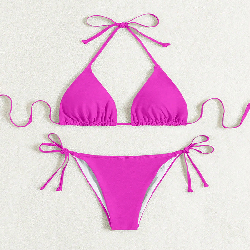 Anne – Bikini colorato a fascia annodata