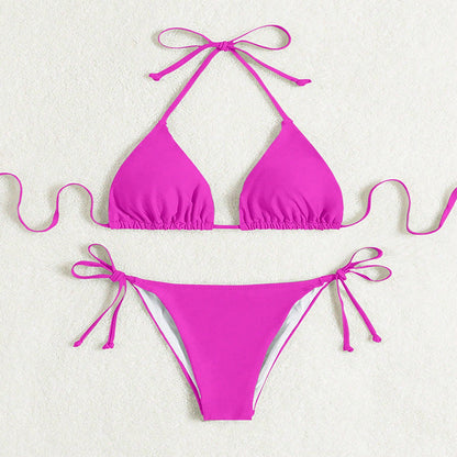 Anne – Bikini colorato a fascia annodata