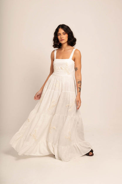 Ann – Długa sukienka plażowa dla kobiet