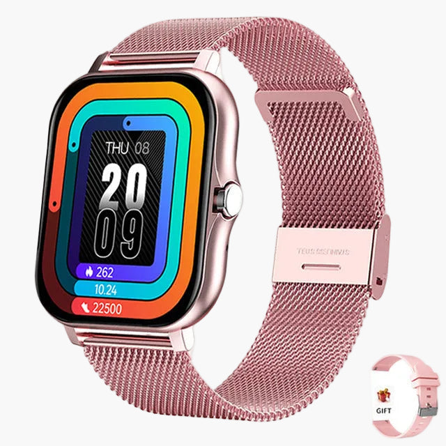 Smartwatch para mujer con funciones de fitness, salud y redes sociales – Reloj elegante para uso diario y deporte