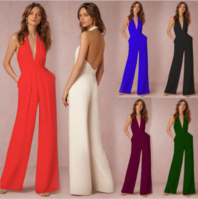 Tara – Ärmellös halter-jumpsuit