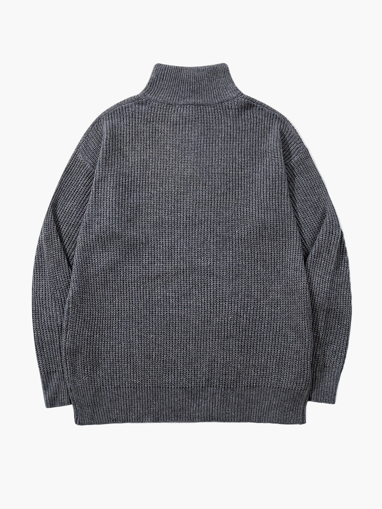 Herren Strickpullover mit Reißverschluss – Lässiger Halbzip Sweater für Alltag und Freizeit
