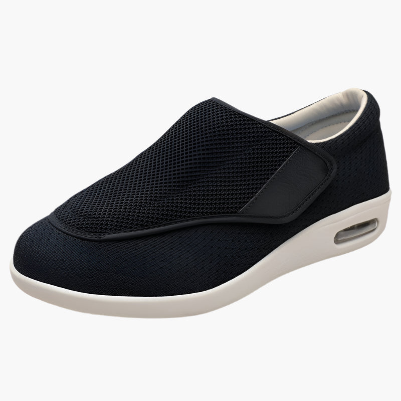Zapatos ortopédicos de confort para hombre con diabetes – Fácil de poner y quitar, para el día a día y tiempo libre