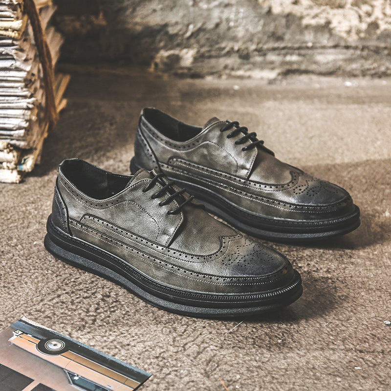 Matt – Trendige Koreanische Kunstleder Business-Schuhe für Herren