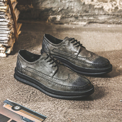 Matt – Trendige Koreanische Kunstleder Business-Schuhe für Herren