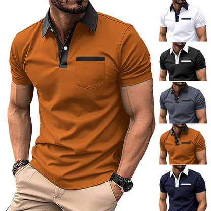 Stewart – Camiseta polo ajustada y moderna de manga corta