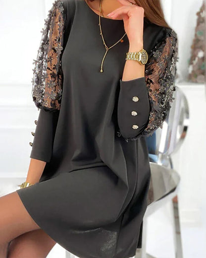 Laila - Hemdkleid mit Puffärmeln