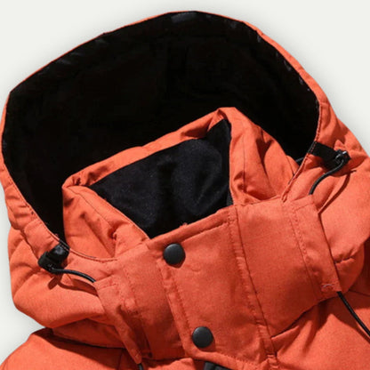 Herren Daunenjacke Winter – Outdoor Wärmende Steppjacke mit Kapuze, Stilvoll & Funktional