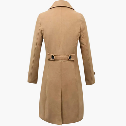 Heren Italiaanse Lange Mantel – Moderne Business & Vrijetijds Trenchcoat, Elegante Stijl