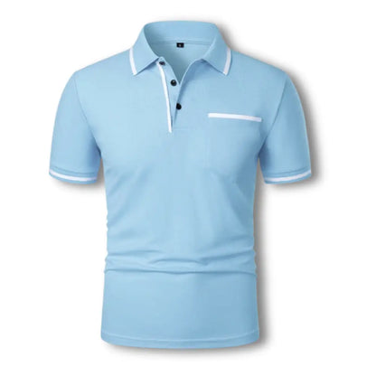 Polo slim fit homme avec détails contrastants – Look décontracté stylé