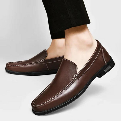 Valdemir – Mocasines slip-on de cuero sintético en estilo elegante para negocios y ocio