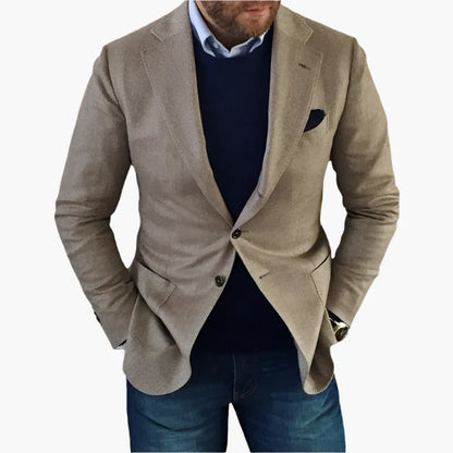 Herren Blazer Klassisch Elegant Business Freizeitjacke – Stilvoll für Büro und Alltag