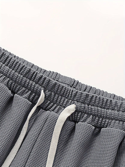 Herr Tvådelat fritidsset – Modernt T-shirt & shorts för vardag och lounge