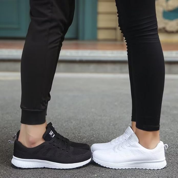 Dames Sneakers – Ademend Vrijetijdsschoenen voor dagelijks gebruik en sport, modieus & comfortabel