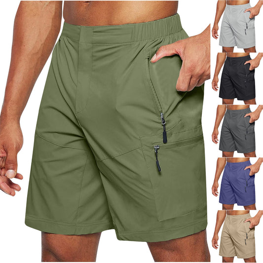 Herren Freizeitshorts mit elastischem Bund – Sportliche Outdoor- und Alltagsshorts