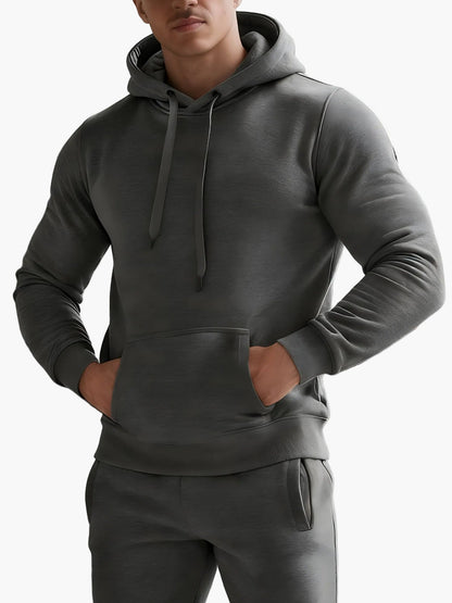 Herren Kapuzenpullover Trainingsanzug Set – Sportlich & Modern für Alltag und Fitness