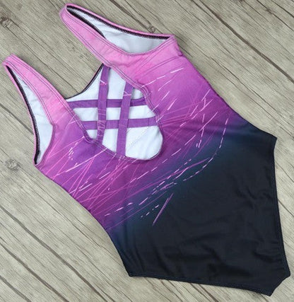 Elizabeth – Vintage Einteiler Badeanzug für Damen mit hohem Schnitt und Bandagen