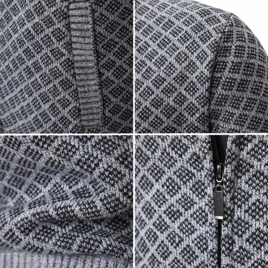 Herren Strickjacke im Business-Look – Eleganter Freizeit- und Büro-Style