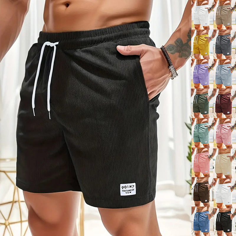 Herren Schnür-Cord-Shorts – Sportlich & Modisch für Freizeit und Fitness