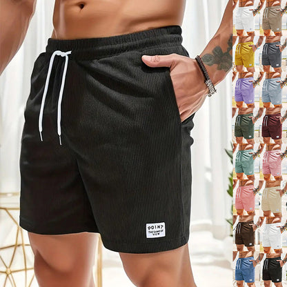 Herren Schnür-Cord-Shorts – Sportlich & Modisch für Freizeit und Fitness