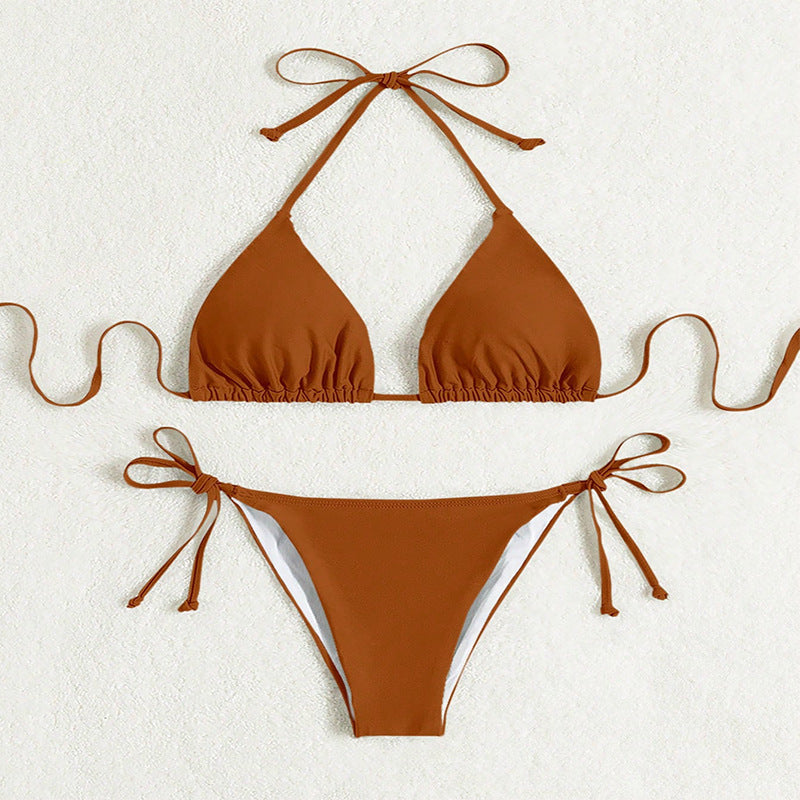 Anne – Bikini colorato a fascia annodata