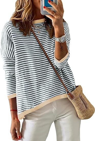 Margaret – Gestreifter Kapuzenpullover