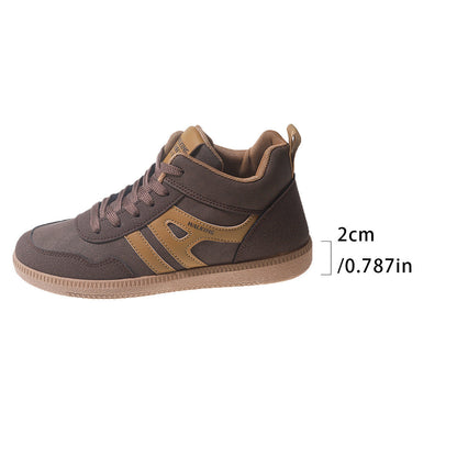 Sophia – Oddychające, płaskie buty skate z wegańskiej skóry z okrągłym noskiem i blokowaniem kolorów