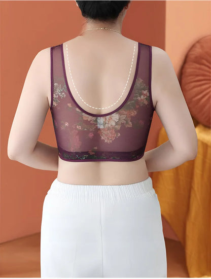 Damski komfortowy biustonosz bez fiszbin – ultralekki, oddychający, idealny na lato