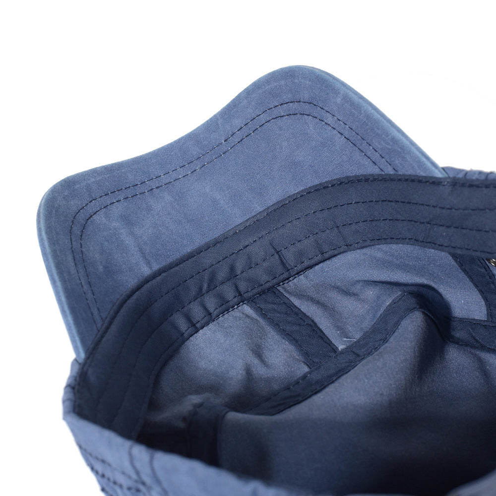 Bernard – Przetarty bawełniany kapelusz wojskowy outdoor z daszkiem