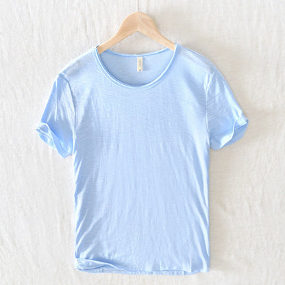 Herr T-shirt sommar – Lätt bomullströja