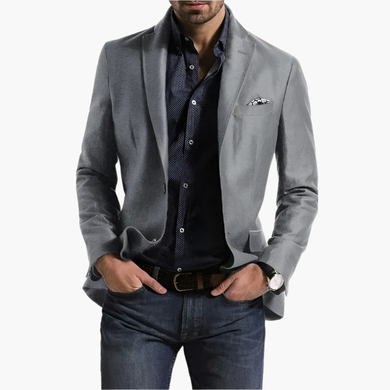 Herren Blazer Klassisch Elegant Business Freizeitjacke – Stilvoll für Büro und Alltag