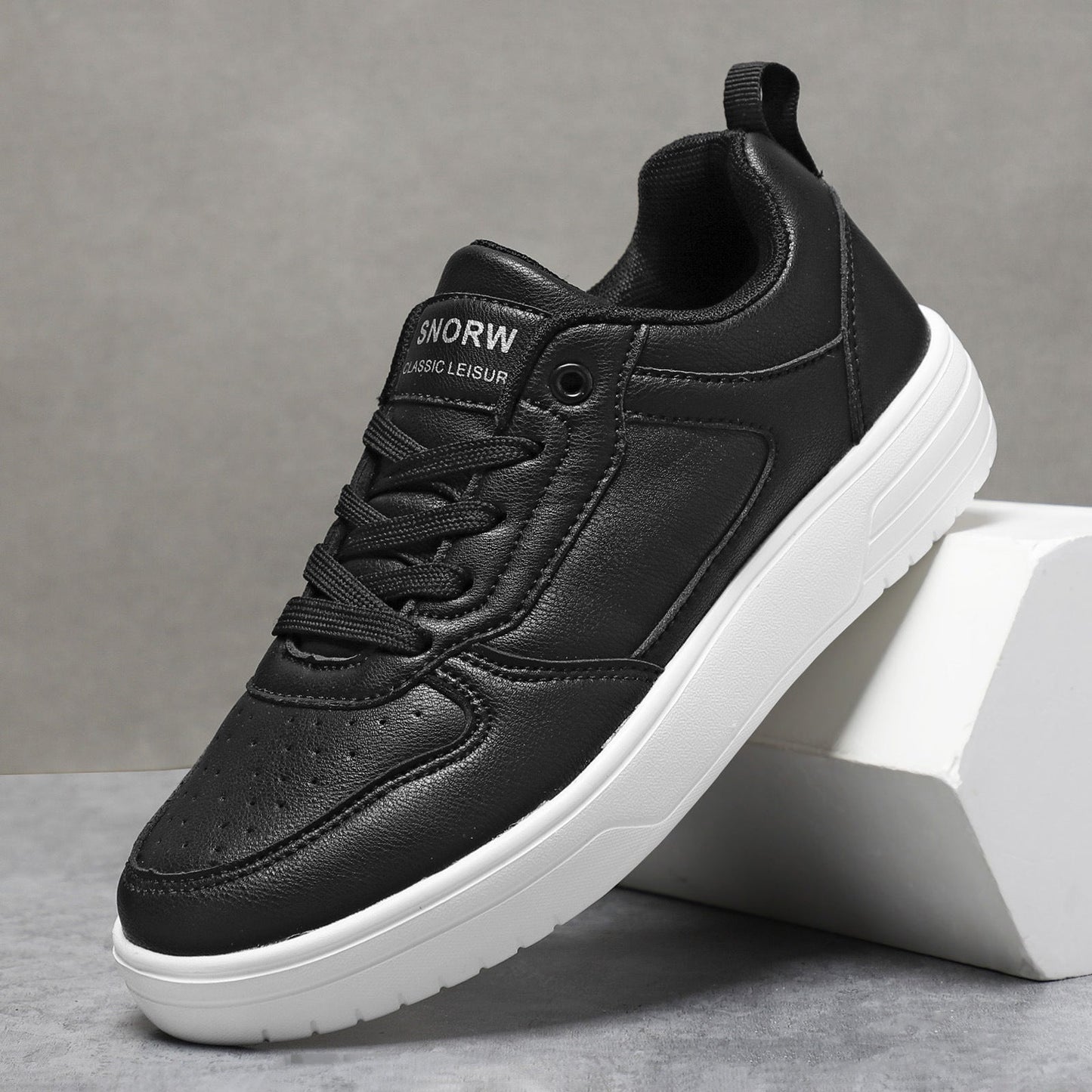 Colin – Scarpe da uomo in pelle vegetale di puro bianco