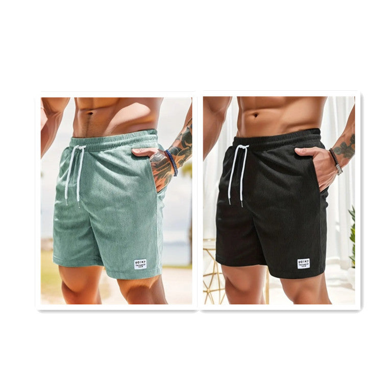 Herren Schnür-Cord-Shorts – Sportlich & Modisch für Freizeit und Fitness