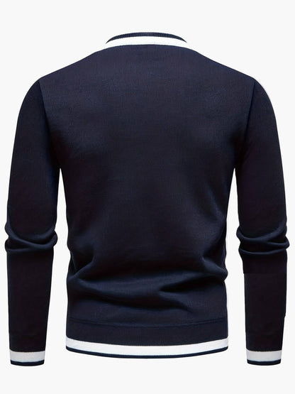 Herren Rundhals Pullover – Moderner Casual Style für Alltag und Ausgehen