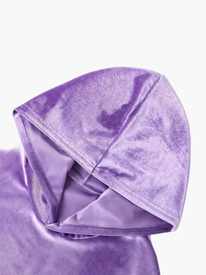 Conjunto de ocio para mujer con sudadera con capucha y pantalón de chándal – Conjunto cómodo para casa para otoño e invierno