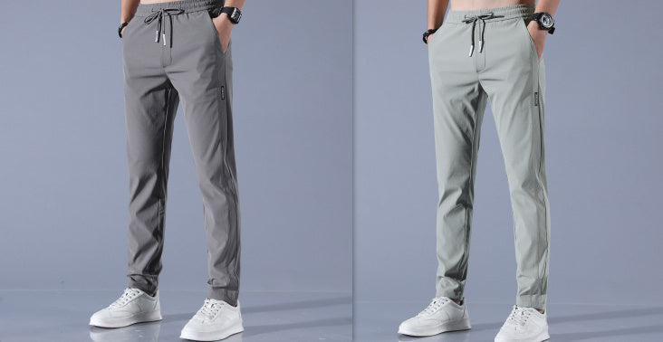 Herren Jogginghose Slim Fit mit Reißverschlusstaschen