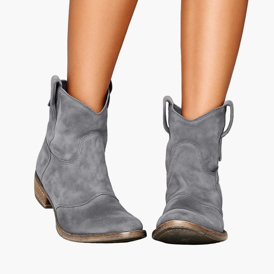 Damen Western-Stiefeletten für Alltag & Freizeit – Claudia Boots mit Blockabsatz