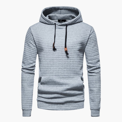 Herren Kapuzenpullover Kariert – Moderner Freizeit-Hoodie für Alltag und Sport