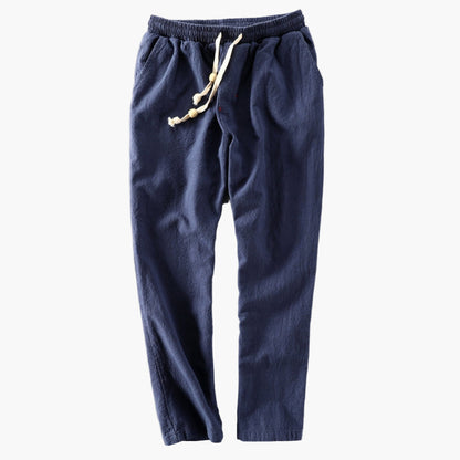 Heren Japanse vrijetijdsbroek in moderne outdoorstijl met comfortabele tailleband